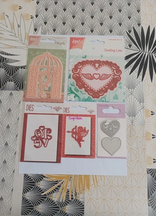 Scrapbooking lot dies thème Amour, brand: dovecraft, condition: New with tags, €9.00, €10.15 includes Buyer Protection