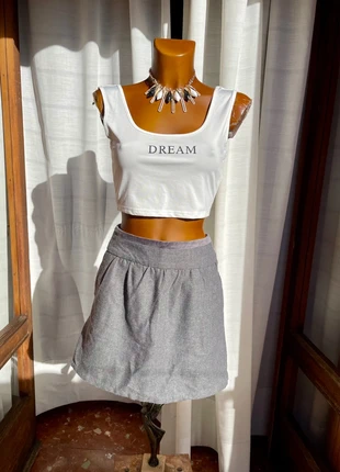 Gonna grigia di lana L, marque: Camaïeu, état: Très bon état, taille: L / 40 / 12, 4,50 €, 5,43 € Protection acheteurs incluse