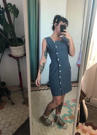 Vestido de cuadros vintage, marque: Vintage, état: Très bon état, taille: M / 38 / 10, 20,00 €, 21,70 € Protection acheteurs incluse