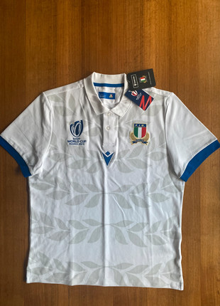 Maglia Italia Rugby RWC Maillot, marque: Macron, état: Neuf avec étiquette, taille: S, 75,00 €, 79,45 € Protection acheteurs incluse