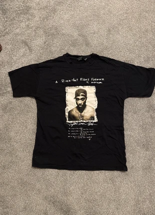 Black 2-pac T-shirt, condition: Very good, size: S / 8, £10.00, £11.20 includes Buyer Protection
