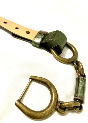 Metallic Green Belt, condition: New without tags, size: 28 inches, £5.00, £5.95 includes Buyer Protection