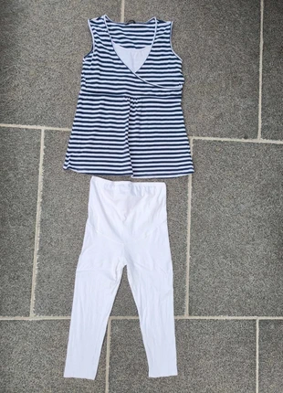 Ensemble grossesse & allaitement H&M – Taille M – Ultra confortable – Excellent état, merk: H&M, staat: Heel goed, maat: M / 38 / 10, € 5,00, € 5,95 inclusief Kopersbescherming