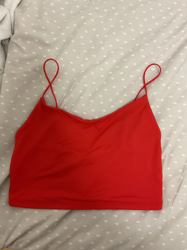 Top bandeau rouge 1