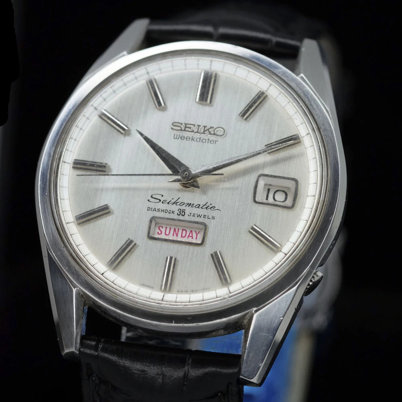 Seikomatic 6218 8971 brushed dial 1965 Vinted