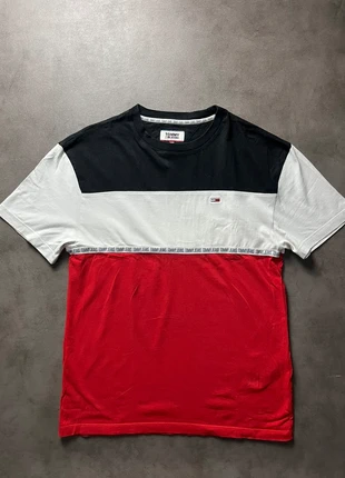T-shirt Tommy Hilfiger logo brodé couleur rouge/blanc/noir taille XS, merk: Tommy Hilfiger, staat: Heel goed, maat: XS, € 5,00, € 5,95 inclusief Kopersbescherming Pro