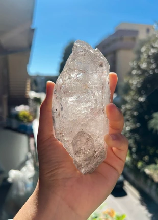 JinKouHe Graphite rainbow skeletal quartz, marke: Quartz, zustand: Neu, 53,80 €, 57,19 € inklusive Vinted-Käuferschutz