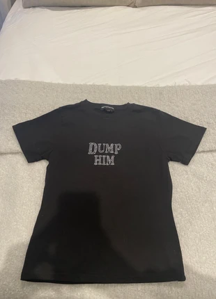 Dump him logo black tshirt, brand: PLT, condition: Good, size: M / 10, £5.00, £5.95 includes Buyer Protection