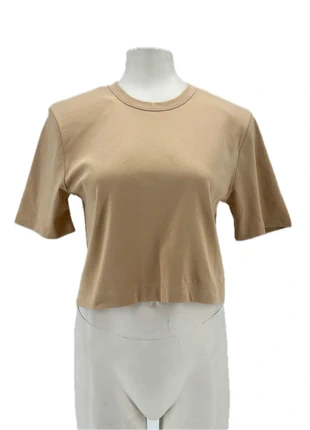 Tee-shirt crop beige, brand: Wardrobe.NYC, condition: Very good, size: XS / 34 / 6, €83.00, €87.85 includes Buyer Protection Pro