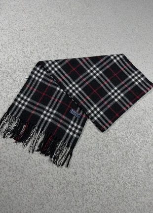 Écharpe Scarf Burberrys Vintage Tartan Noir, brand: Burberry, condition: Very good, €34.00, €36.40 includes Buyer Protection
