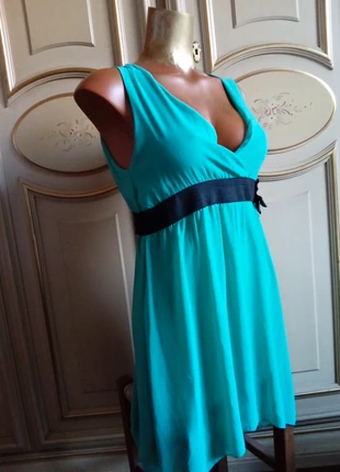 Abito smeraldo stile impero 90s, brand: Vintage Dressing, condizioni: Ottime, taglia: L / IT 44 / EU 40, €8.00, €9.10 include la Protezione acquisti