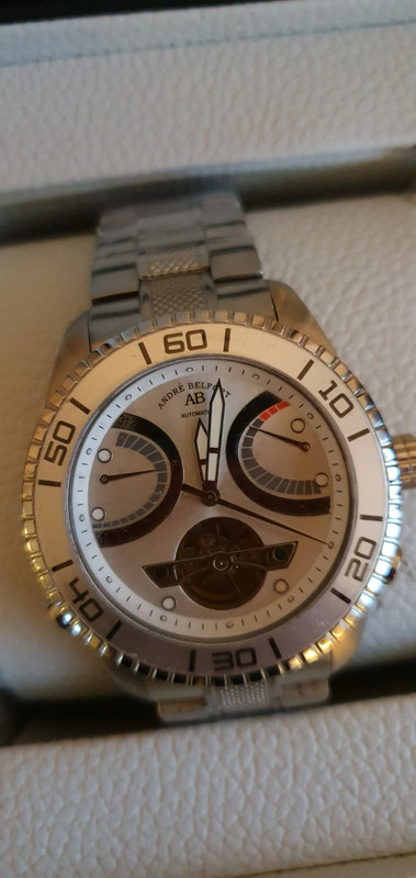 Andre Belfort watch Voilier stahl silber steel silver