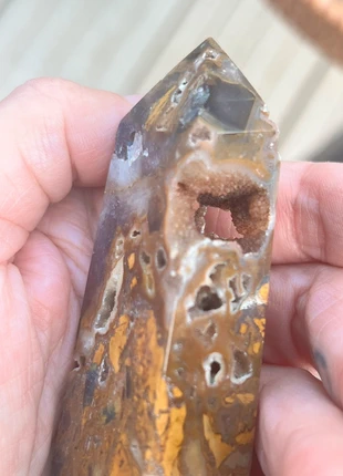 Pietersite tower druzy, brand: Crystal Rock, condition: New without tags, £10.00, £11.20 includes Buyer Protection