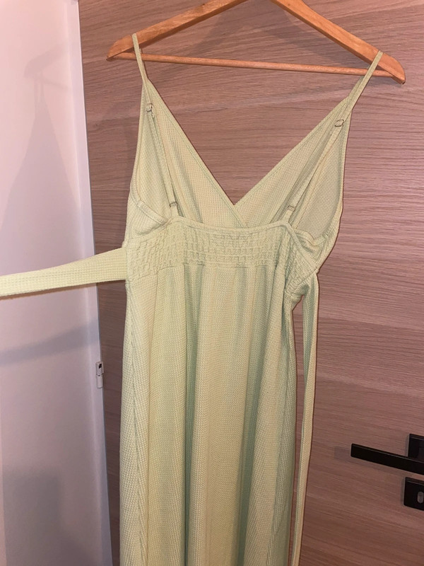 Robe longue verte 4