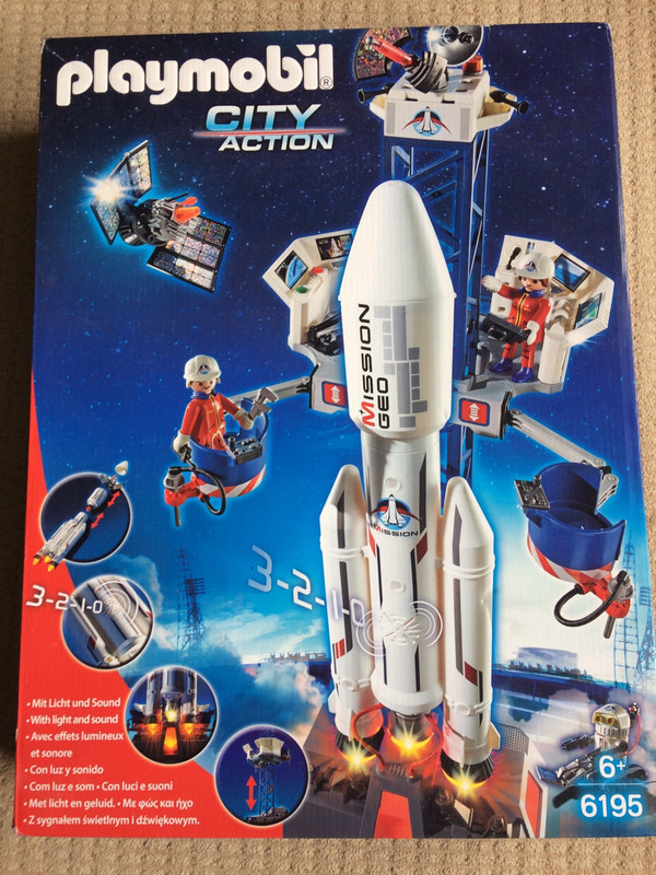 Playmobil Base de lancement avec fusée
