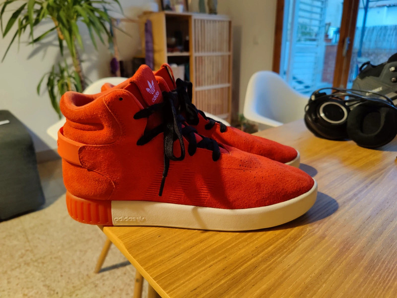 Adidas tubular invader rot hot sale