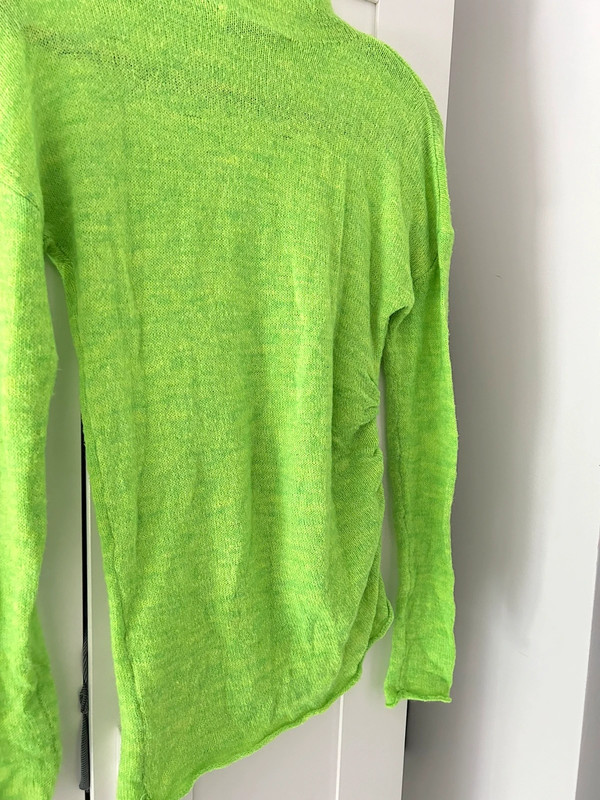 Pull vert fluo Zara Vinted