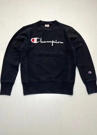 Pull noir champion brodé vintage y2k | Taille XS, brand: Champion, condition: Very good, size: XS / 34 / 6, €7.00, €8.05 includes Buyer Protection
