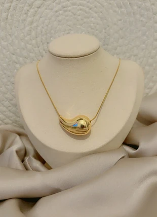 Collier💧goutte d’or en acier💝inoxydable doré, brand: Tendance, condition: Very good, €14.90, €16.35 includes Buyer Protection