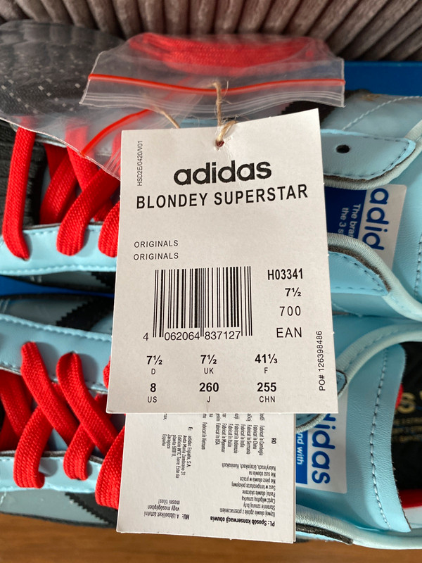 Adidas Superstar x Blondey McCoy | Starlight Blue |UK7,5/EU41 1/3 ...