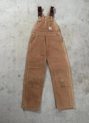 Salopette / Dungarees Carhartt vintage double knee camel, marke: Carhartt, zustand: Sehr gut, größe: XS / 34 / 6, 69,90 €, 74,10 € beinhaltet Vinted-Käuferschutz Pro