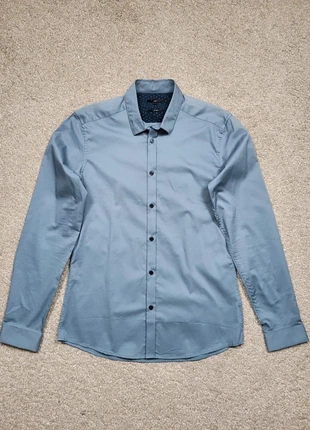 Chemise extra slim Jules | Bleu storm | Taille L, marca: Jules, estado: Novo sem etiquetas, tamanho: L, €10.00, €11.20 inclui Proteção do Comprador