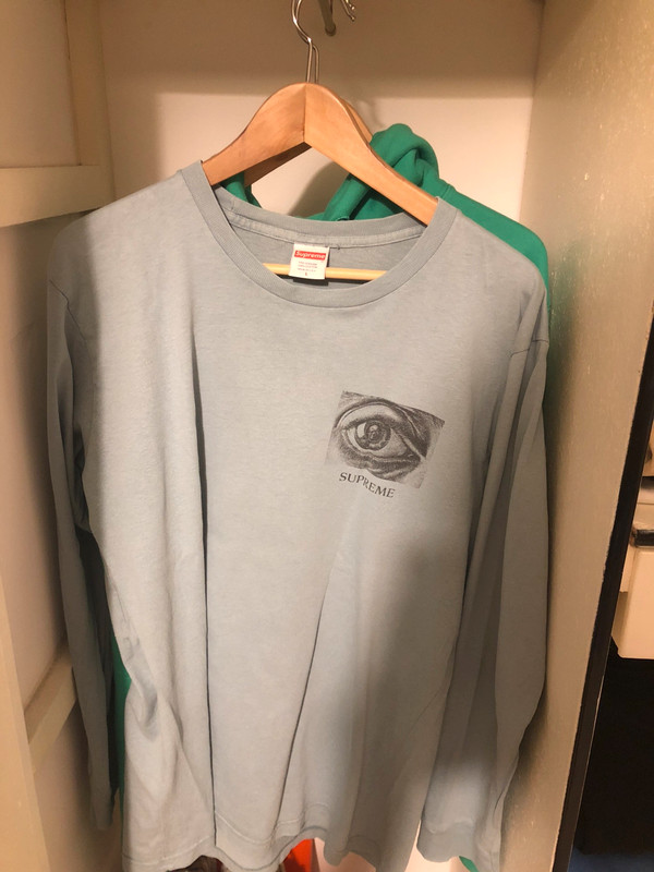 Supreme MC Escher Eye LS Tee Blue - Vinted