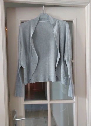 Gilet ouvert gris clair , estado: Bom, tamanho: S / 36 / 8, €3.00, €3.85 inclui Proteção do Comprador