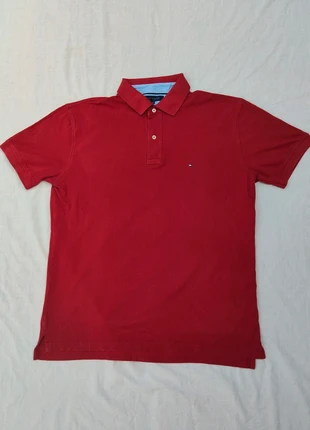 Tommy Hilfiger Red Polo - Size XL, brand: Tommy Hilfiger, condizioni: Ottime, taglia: XL, €8.90, €10.05 include la Protezione acquisti