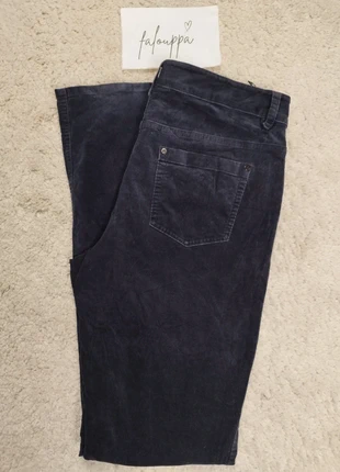 Pantalon velour bleu nuit, taille FR40, marca: Vintage Dressing, estado: Muito bom, tamanho: L / 40 / 12, €14.00, €15.40 inclui Proteção do Comprador Pro