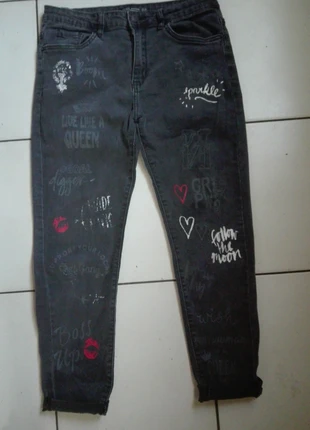 Jeans avec motifs, brand: Vs. Miss, condizioni: Ottime, taglia: L / IT 44 / EU 40, €2.00, €2.80 include la Protezione acquisti