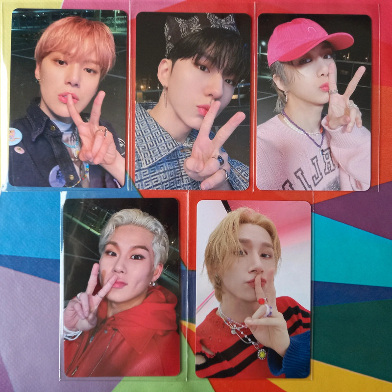 Monsta x shape of love withmuu videocall preorder benefit pob photocards  set