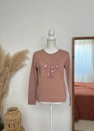 Pull rose Caroll imprimé arbre – Taille S, merk: Caroll, staat: Heel goed, maat: S / 36 / 8, € 30,00, € 32,20 inclusief Kopersbescherming