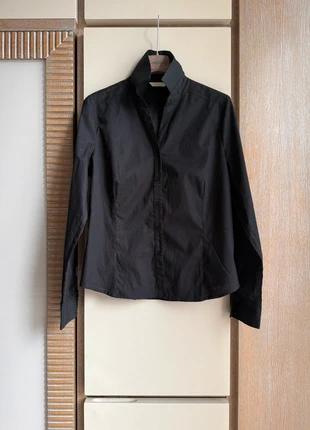 Camicia nera maniche lunghe, tg L/XL, marke: Made In Italy, zustand: Sehr gut, größe: L / 40 / 12, 7,00 €, 8,05 € inklusive Vinted-Käuferschutz