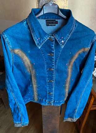 Veste en jeans , brand: gi & jo, condition: Very good, size: L / 40 / 12, €3.50, €4.38 includes Buyer Protection