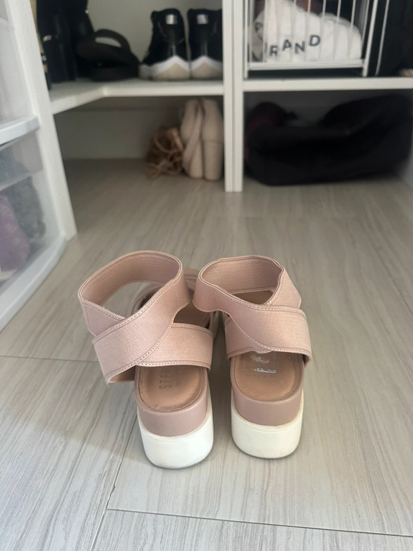 Platform Sandals - Blush Pink - Size 9 1/2 - Like New 3