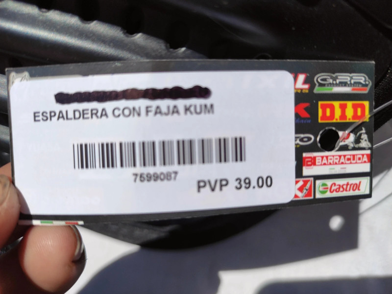 Espaldera moto KUM