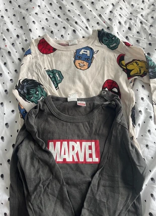 Lot t-shirt manches longues Marvel, brand: H&M, condition: Very good, size: 12-18 months / 80 cm, €3.00, €3.85 includes Buyer Protection