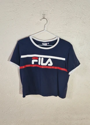 T-shirt crop top Fila taille M, merk: FILA, staat: Heel goed, maat: M / 38 / 10, € 11,50, € 12,78 inclusief Kopersbescherming