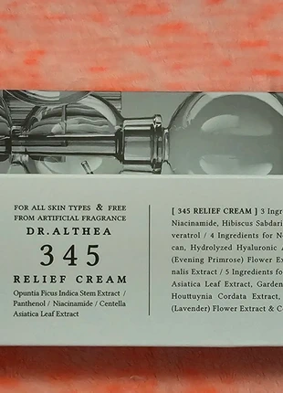 345 Relief Cream, brand: Dr.Althea, condizioni: Nuovo con cartellino, €35.00, €37.45 include la Protezione acquisti