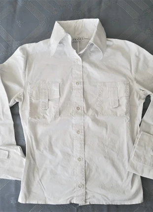 Camicia bianca a manica lunga attillata , marke: Italia, zustand: Sehr gut, größe: S / 36 / 8, 5,00 €, 5,95 € inklusive Vinted-Käuferschutz