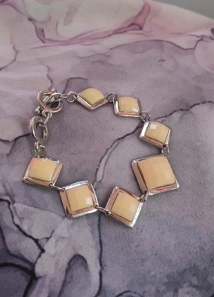 Bracciale vintage bijou con rombi color panna, marke: Vintage Dressing, zustand: Sehr gut, 3,00 €, 3,85 € inklusive Vinted-Käuferschutz