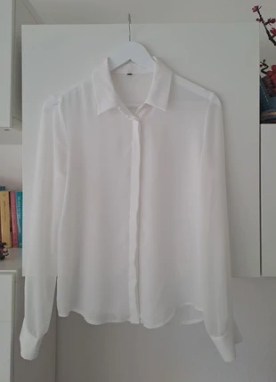 Camisa blanca talla S, marca: Trendyol, estado: Muy bueno, tamaño: S / 36 / 8, 7,00 €, 8,05 € Protección al comprador incluida