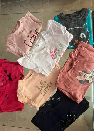 🎀 Lot de 8 hauts bébé fille 3 mois 🎀, brand: Kiabi, condition: Very good, size: 3-6 months / 62 cm, €3.00, €3.85 includes Buyer Protection
