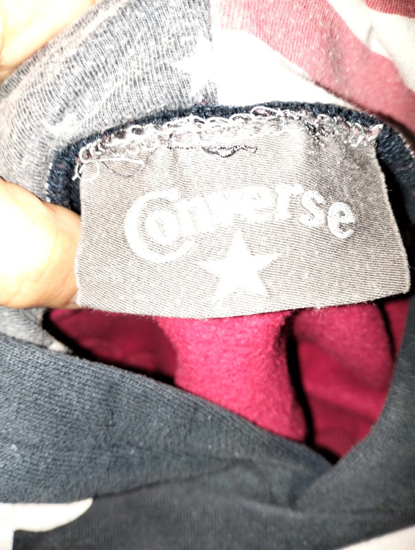 Felpa top converse argento