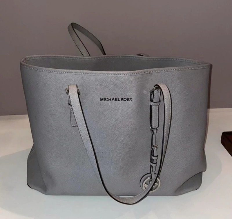 Michael kors clearance grey tote