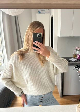 Pull blanc crème, marque: Boutique indépendante, état: Très bon état, taille: S / 36 / 8, 8,00 €, 9,10 € Protection acheteurs incluse