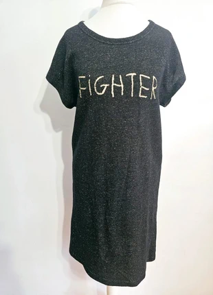 🌼Robe tunique cop copine inscription fighter, marque: Cop Copine, état: Très bon état, taille: Taille unique, 24,00 €, 25,90 € Protection acheteurs incluse