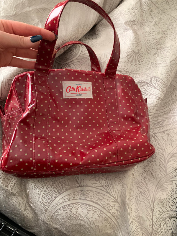 Cath kidston red polka hotsell dot bag