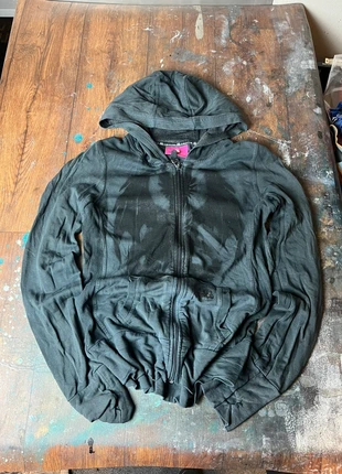 Zip sweater emo y2k style gothic, marca: EMO, estado: Bom, tamanho: XS / 34 / 6, €25.00, €26.95 inclui Proteção do Comprador